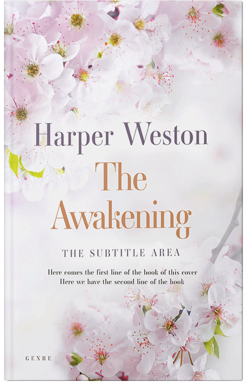 Front view of Premade Nature Book Cover - Ebb