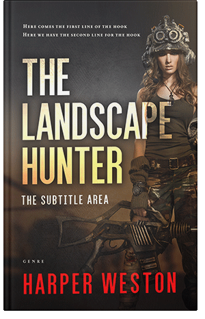 Premade Book Cover Cocoa Brown