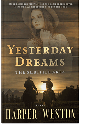 Pre Made Book Cover Black Marlin