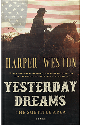 Pre Made Book Cover Cocoa Brown