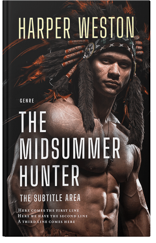 Front view of Premade Western Book Cover - Gondola