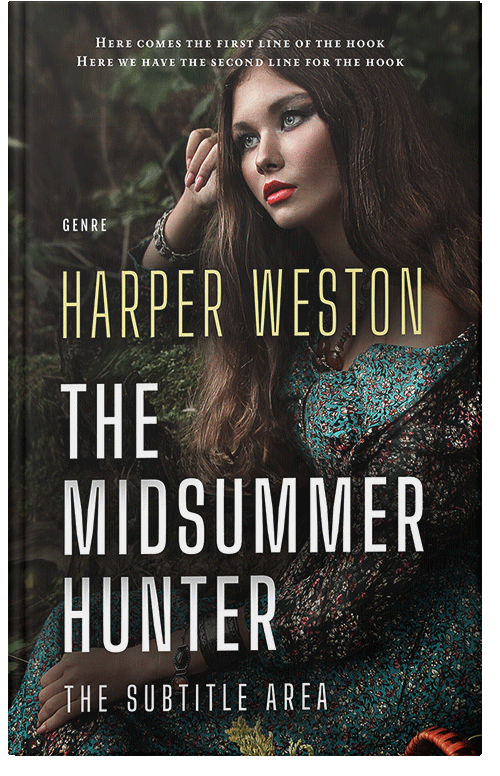 Front view of Zeus #23302 - Premade Fantasy Book Cover