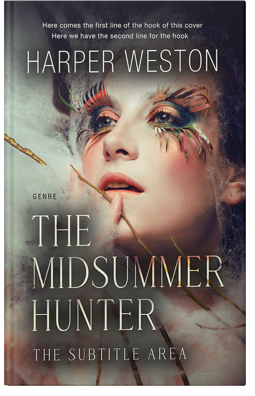 Front view of Premade Fantasy Book Cover - Masala