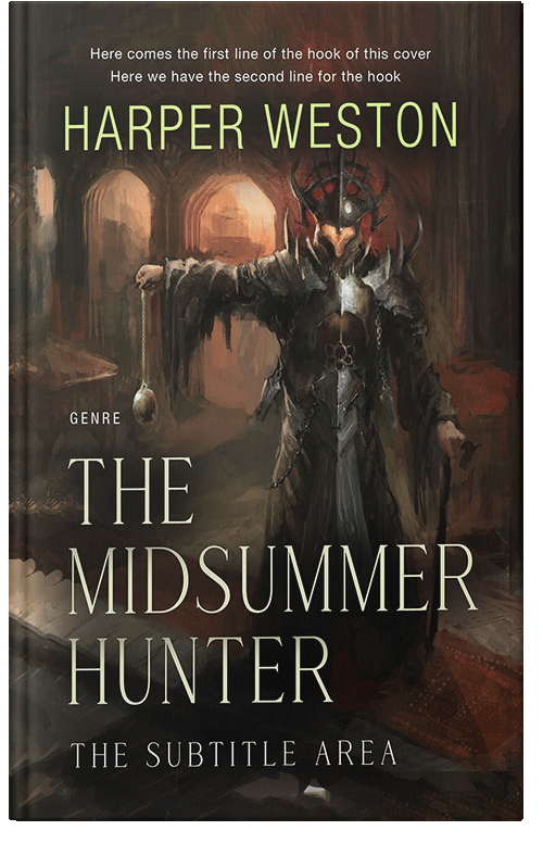 Front view of Premade Fantasy Book Cover - Oil