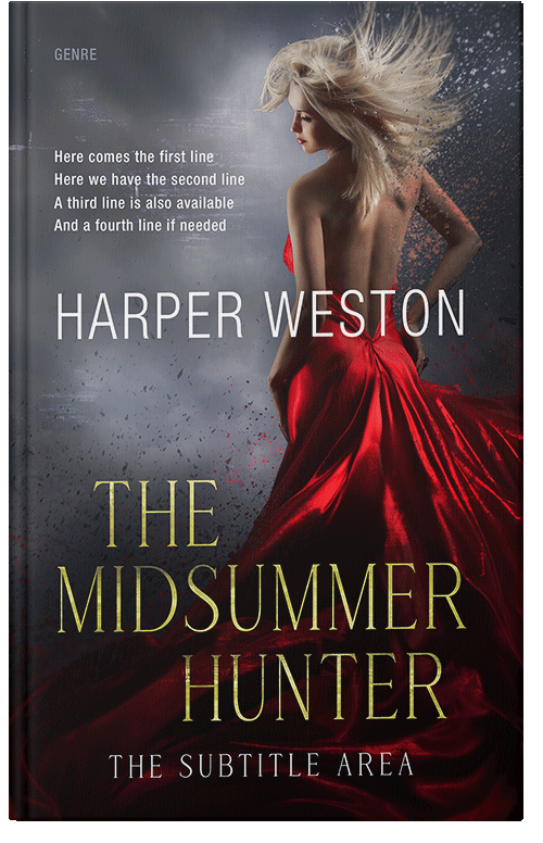 Front view of Premade Fantasy Book Cover - Cocoa Brown