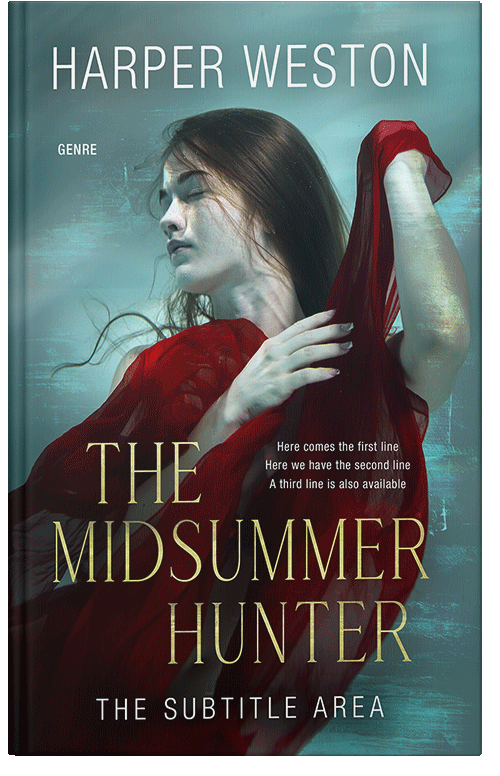 Front view of Premade Romance Book Cover - Cocoa Brown