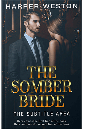 Pre Made Book Cover Ebony