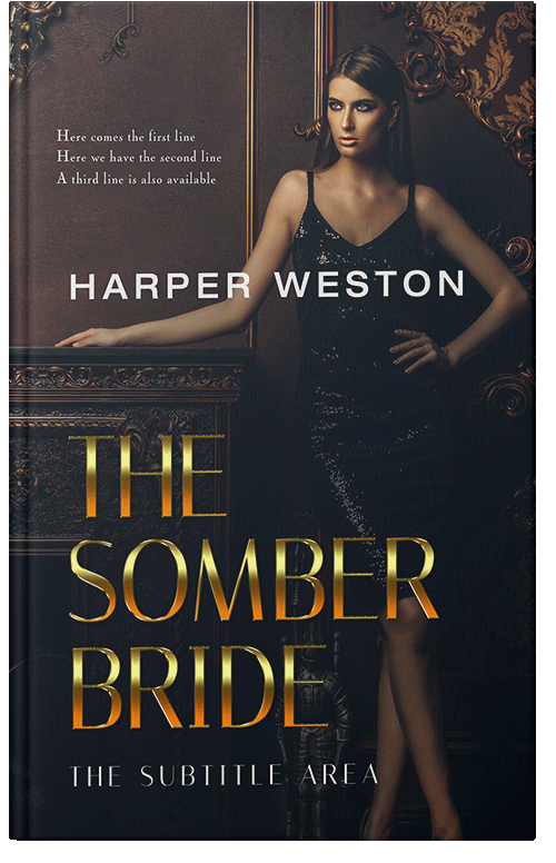 Front view of Premade Romance Book Cover - Shark