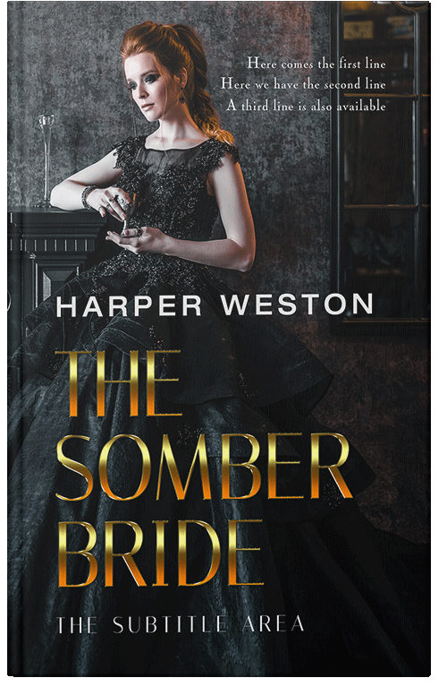 Front view of Premade Historical Book Cover - Woodsmoke