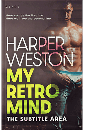 Pre Made Book Cover Woody Brown