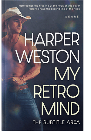 Pre Made Book Cover Ebony Clay