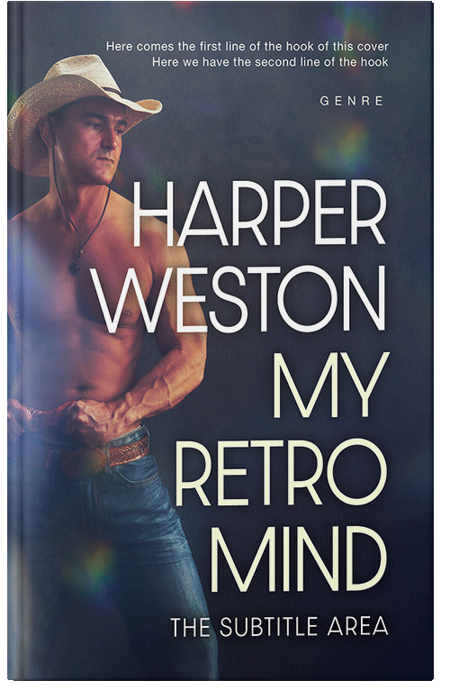 Front view of Premade Erotica Book Cover - Ebony Clay