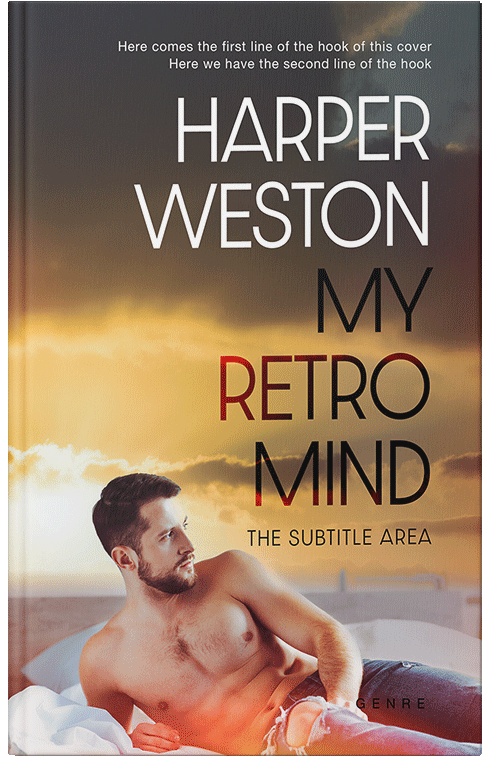 Front view of Premade Erotica Book Cover - Antique Brass