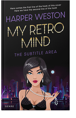 Pre Made Book Cover Cameo