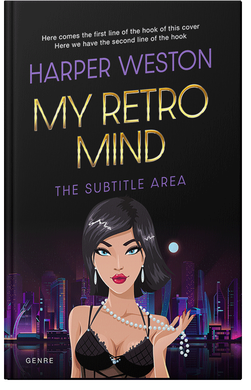 Front view of Premade Science Fiction Book Cover - Cameo