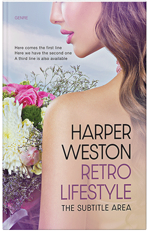 Premade Book Cover Wafer