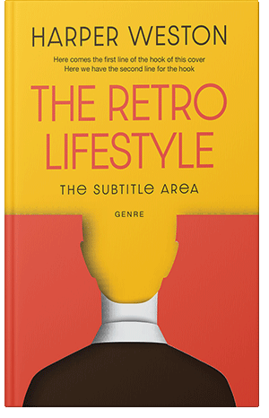 Premade Book Cover Lightning Yellow