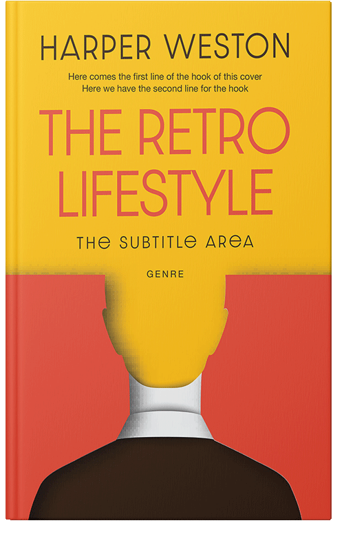 Front view of Premade Self-Improvement & Self-Help Book Cover - Lightning Yellow