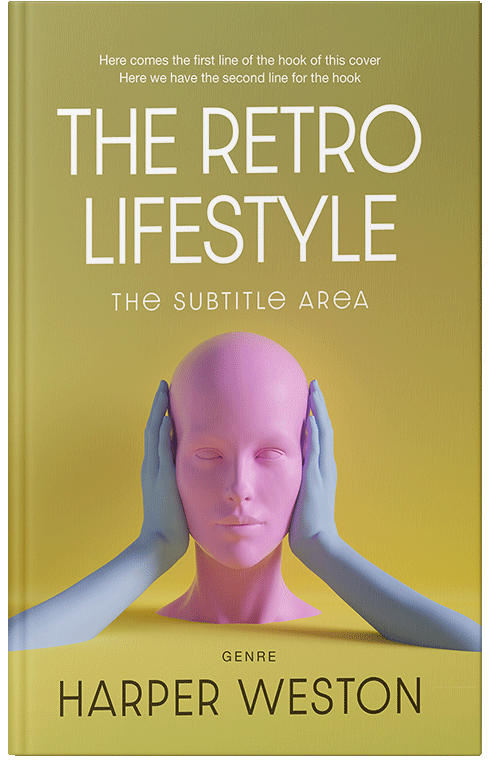 Front view of Premade Surreal Book Cover - Husk