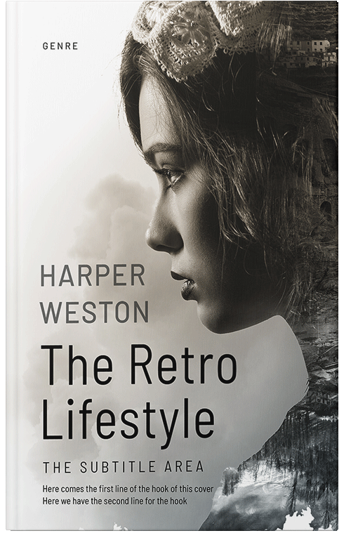 Front view of Premade Literary Fiction Book Cover - Cloud