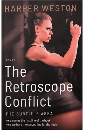 Pre Made Book Cover New York Pink