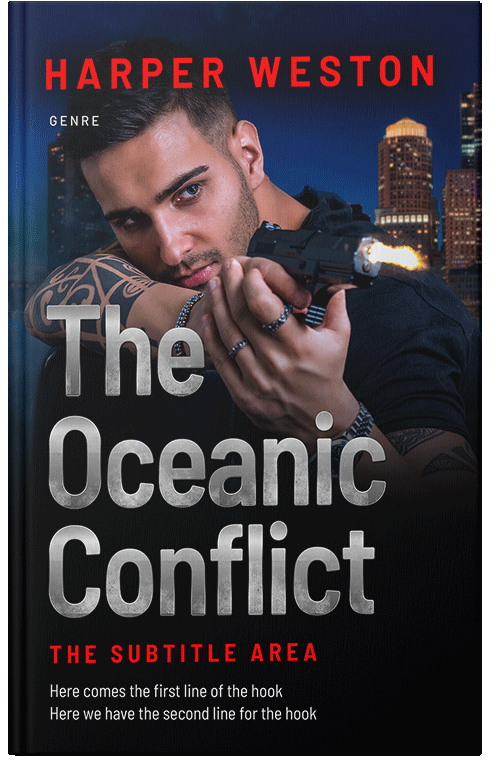 Front view of Premade Mystery & Thriller & Suspense Book Cover - Cinder