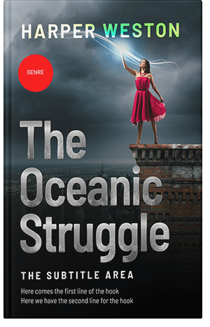 Premade Book Cover Outer Space