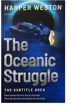 Pre Made Book Cover Mist Gray