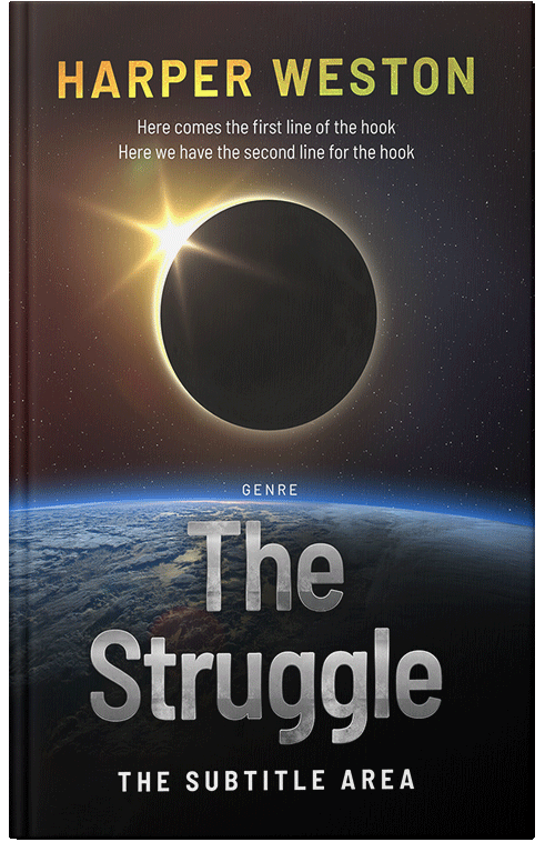 Front view of Premade Science Fiction Book Cover - Thunder