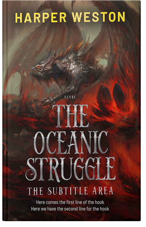 Front view of Premade Fantasy Book Cover - Cedar