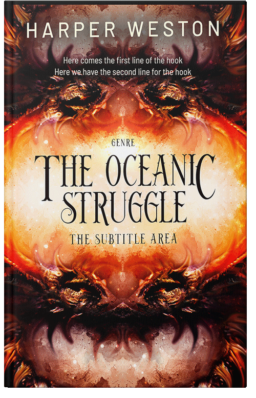 Front view of Premade Fantasy Book Cover - Asphalt