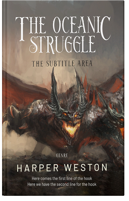 Front view of Premade Fantasy Book Cover - Kabul