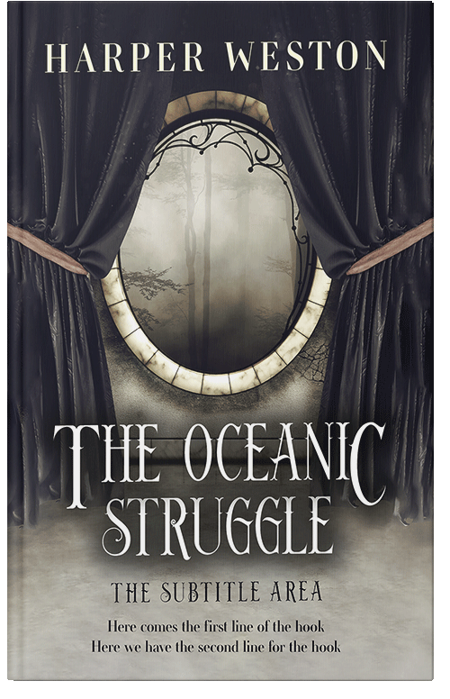 Front view of Premade Fantasy Book Cover - Ash