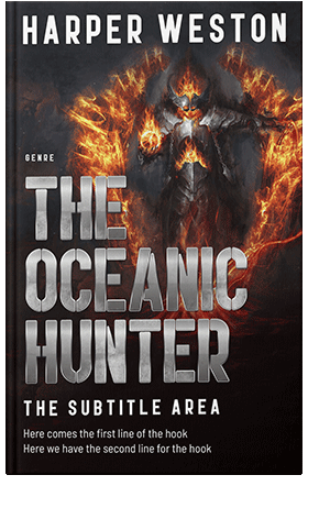 Pre Made Book Cover Brandy Rose