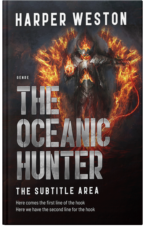 Front view of Premade Fantasy Book Cover - Brandy Rose