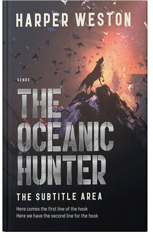 Front view of Premade Horror Book Cover - Eunry