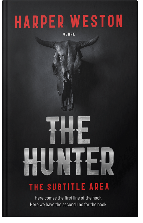 Front view of Premade Horror Book Cover - Woodsmoke