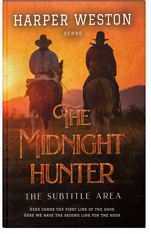 Front view of Premade Action & Adventure Book Cover - Zest