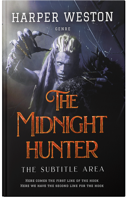 Front view of Premade Fantasy Book Cover - Woodsmoke