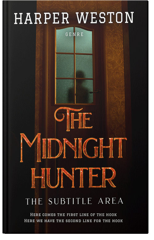 Front view of Premade Fantasy Book Cover - Asphalt