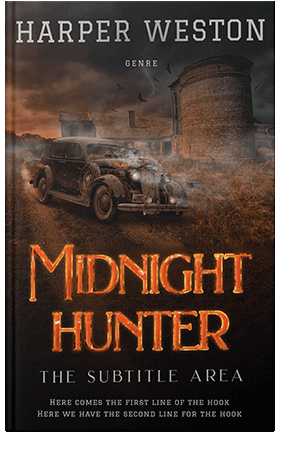 Pre Made Book Cover Night Rider