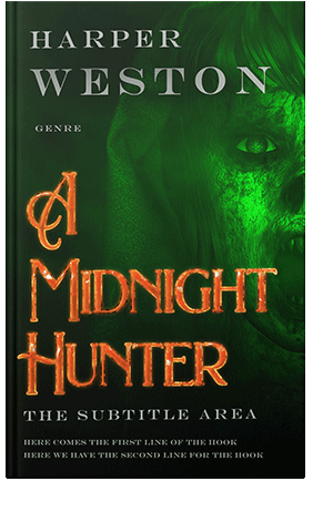 Pre Made Book Cover Pine Tree