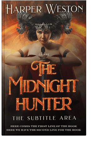 Pre Made Book Cover Raw Sienna