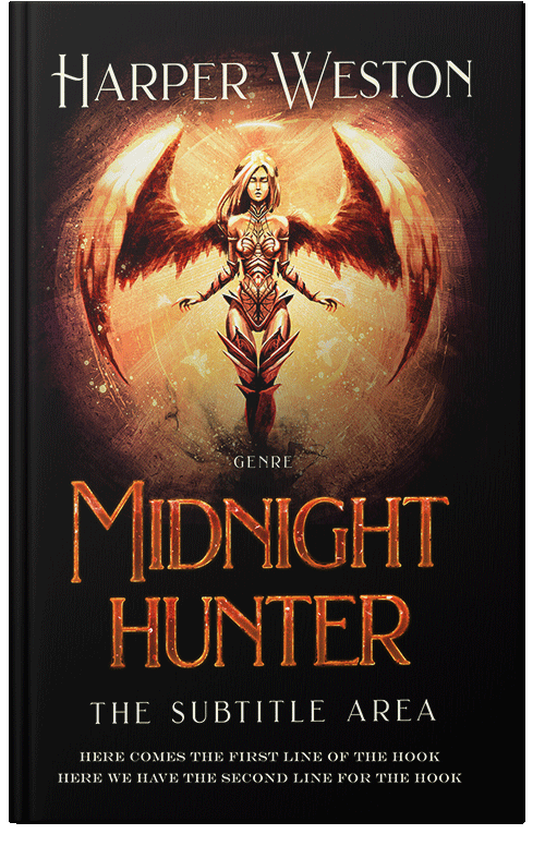 Front view of Premade Fantasy Book Cover - Asphalt