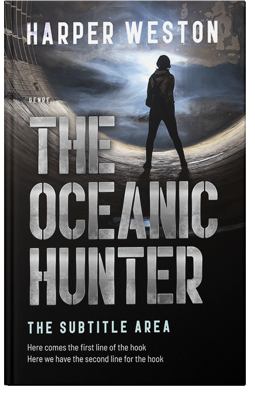 Front view of Premade Mystery & Thriller & Suspense Book Cover - Silver Sand