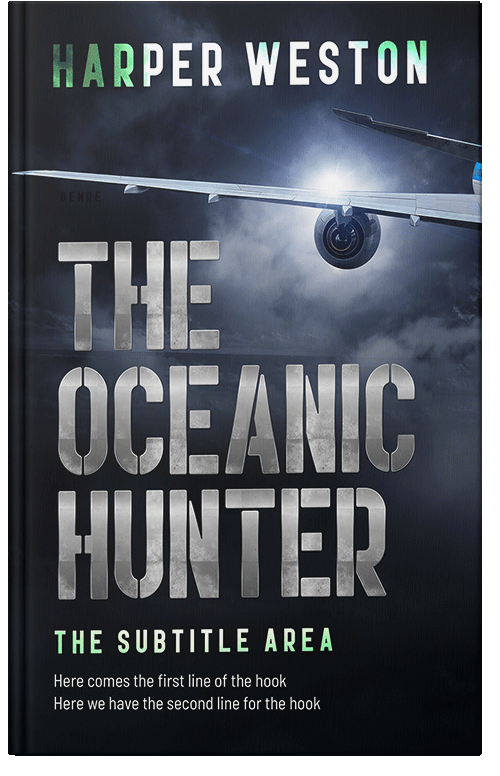 Front view of Premade Mystery & Thriller & Suspense Book Cover - Silver Sand