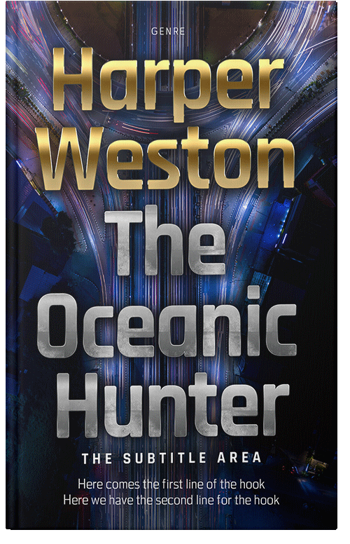 Front view of Premade Science Fiction Book Cover - Coral Reef