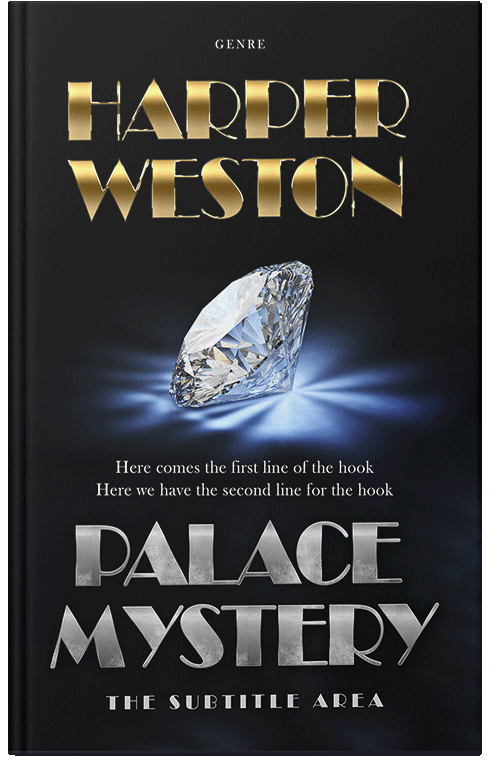 Front view of Premade Royal Romance Book Cover - Tea