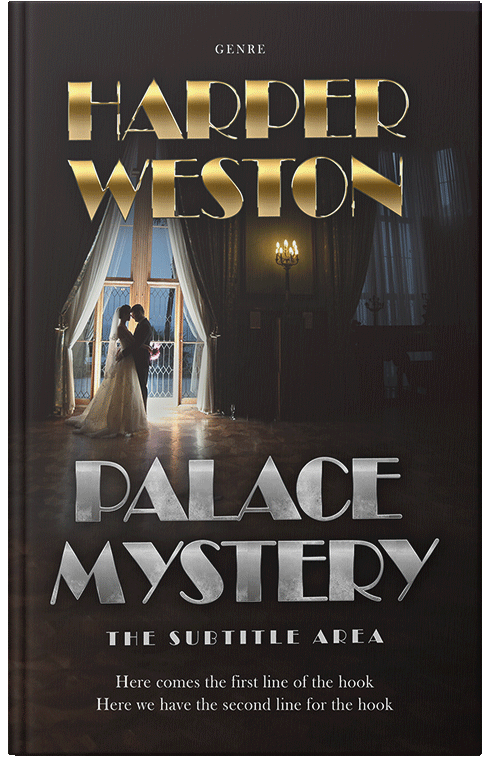 Front view of Premade Romance Book Cover - Cocoa Brown