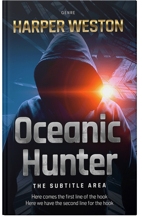 Front view of Premade Mystery & Thriller & Suspense Book Cover - Cinder